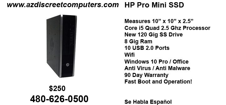 HP Pro Mini SSD